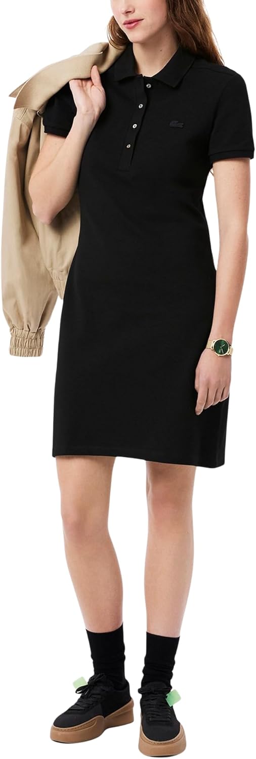 Классическое короткое платье-поло Lacoste из стрейч-мини-пике, Ef8470, Black
Классическое короткое платье-поло Lacoste из стрейч-мини-пике, Ef8470, Black