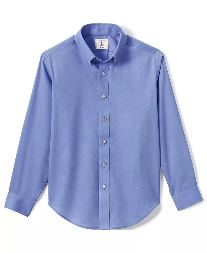 Рукав школьной формы для больших мальчиков без утюга, классическая рубашка Lands' End, синий
Рукав школьной формы для больших мальчиков без утюга, классическая рубашка Lands' End, синий