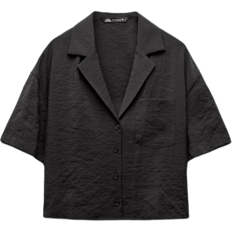 Рубашка женская черная Zara
Рубашка женская черная Zara