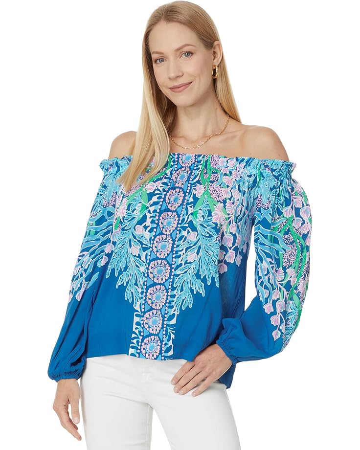 Лонгслив Lilly Pulitzer Aimes Long, цвет Barton Blue Seacret Escape Engineered Woven Top
Лонгслив Lilly Pulitzer Aimes Long, цвет Barton Blue Seacret Escape Engineered Woven Top