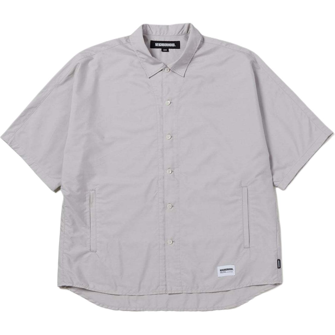 Хлопковая рубашка с принтом логотипа NEIGHBORHOOD, серый
Хлопковая рубашка с принтом логотипа NEIGHBORHOOD, серый