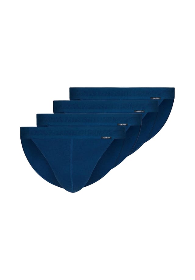 Трусики-Стринги 4 шт. в упаковке - хлопковые трусы в стиле ретро тонкий рубчик из хлопка Skiny, синий
Трусики-Стринги 4 шт. в упаковке - хлопковые трусы в стиле ретро тонкий рубчик из хлопка Skiny, синий