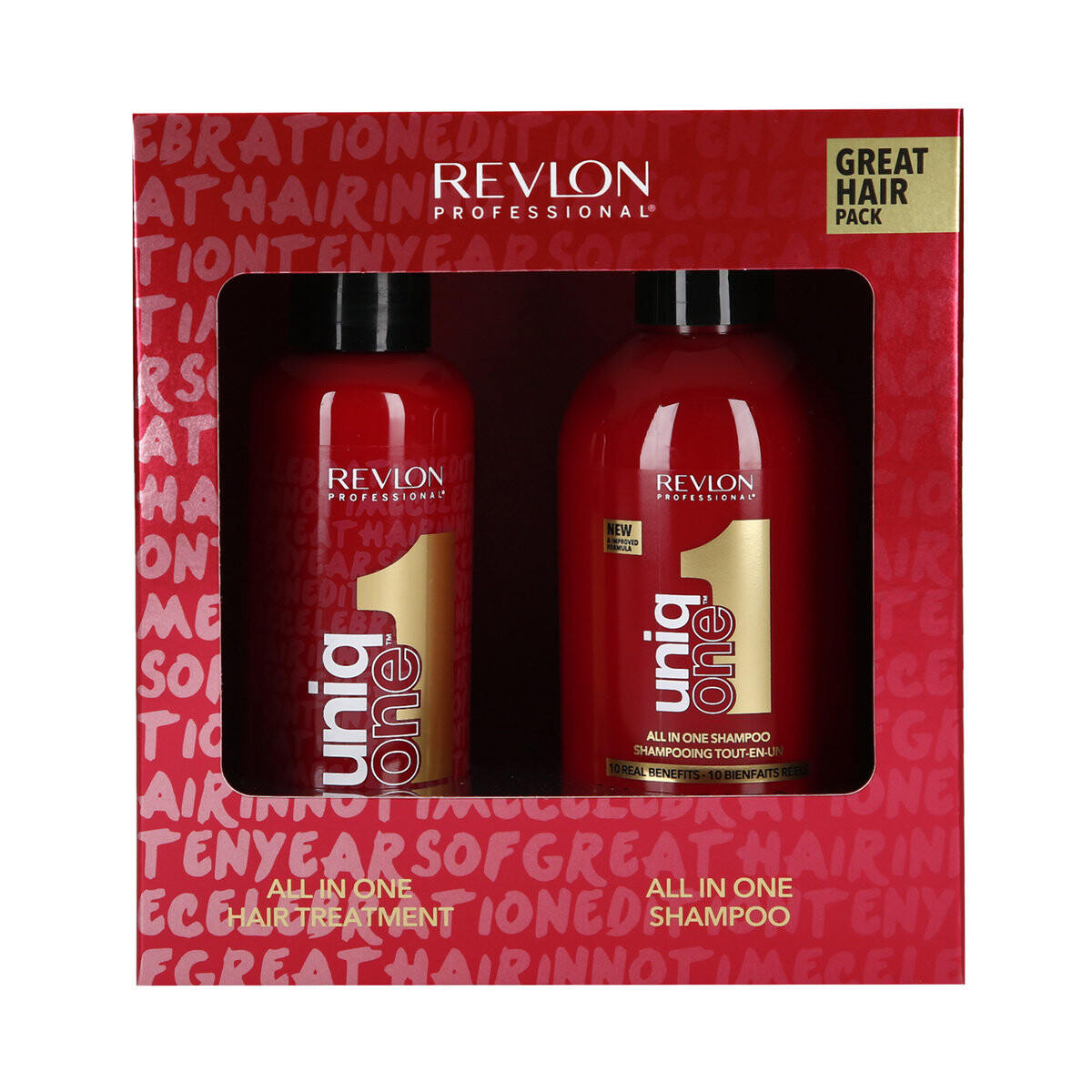 Revlon, Uniq One Set Маска для всех типов волос, 150 мл + шампунь, 230 мл Revlon Professional
Revlon, Uniq One Set Маска для всех типов волос, 150 мл + шампунь, 230 мл Revlon Professional