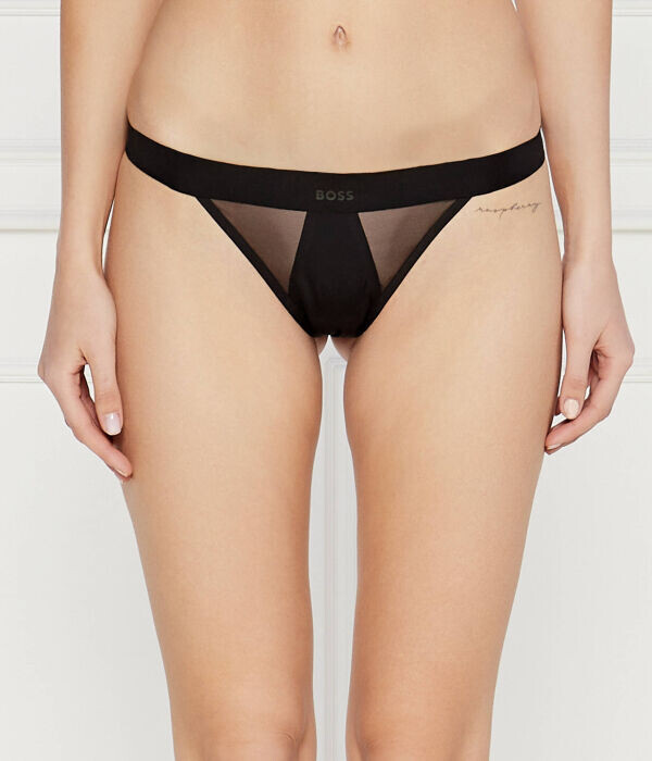 Трусы стринги Boss полупрозрачные, черный
Трусы стринги Boss полупрозрачные, черный