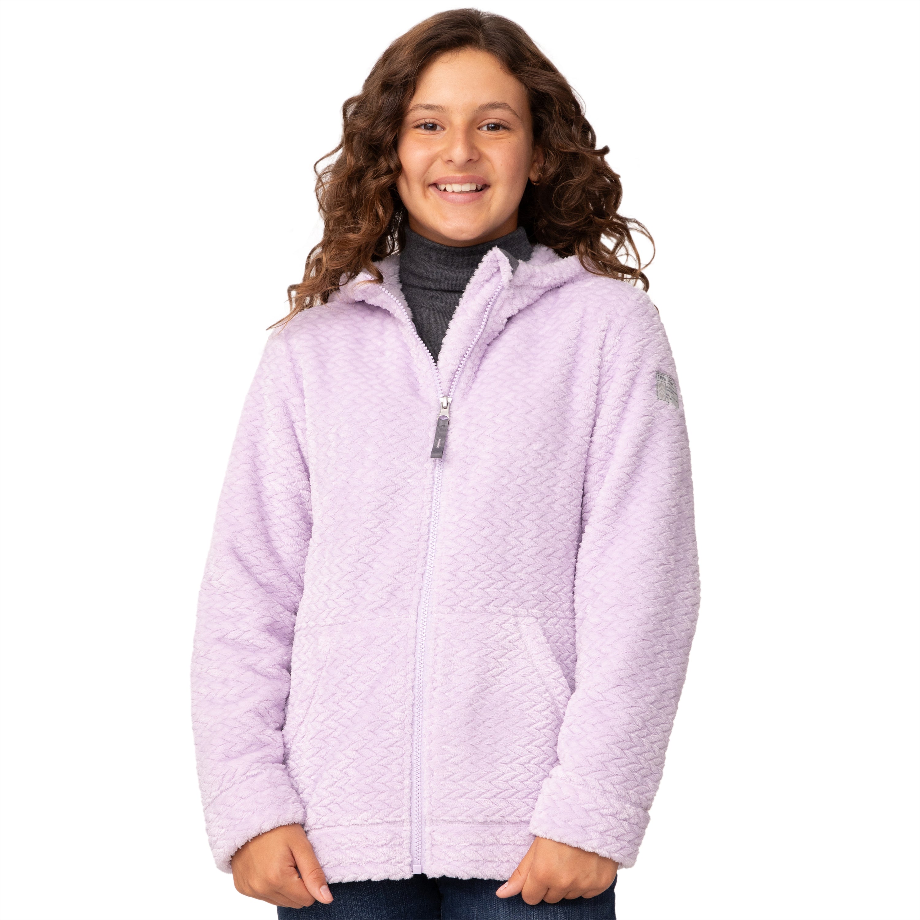 Плетеная куртка Free Country для девочек из ворса с маслом, цвет lilac
Плетеная куртка Free Country для девочек из ворса с маслом, цвет lilac