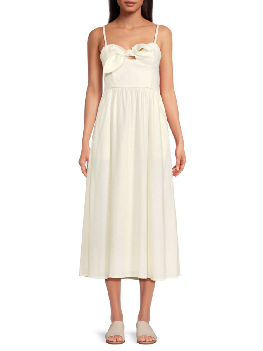 Платье-комбинация миди Aurora из льняной смеси Solid & Striped, цвет Brule
Платье-комбинация миди Aurora из льняной смеси Solid & Striped, цвет Brule