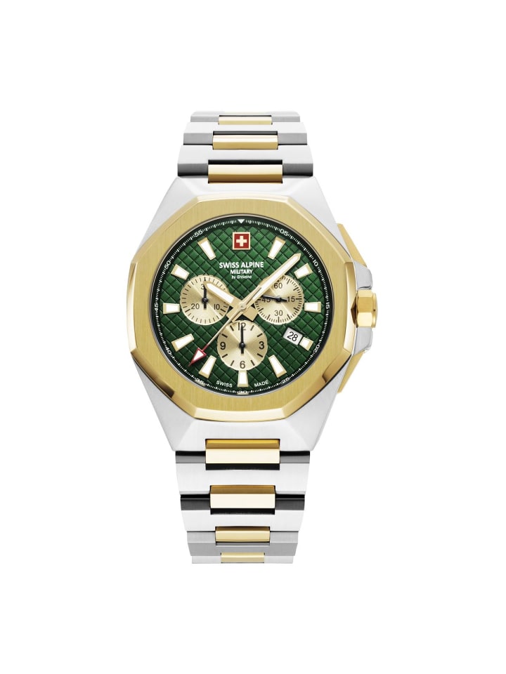 Swiss Military Кварцевые часы 7005.9144SAM в двухцветном исполнении
Swiss Military Кварцевые часы 7005.9144SAM в двухцветном исполнении