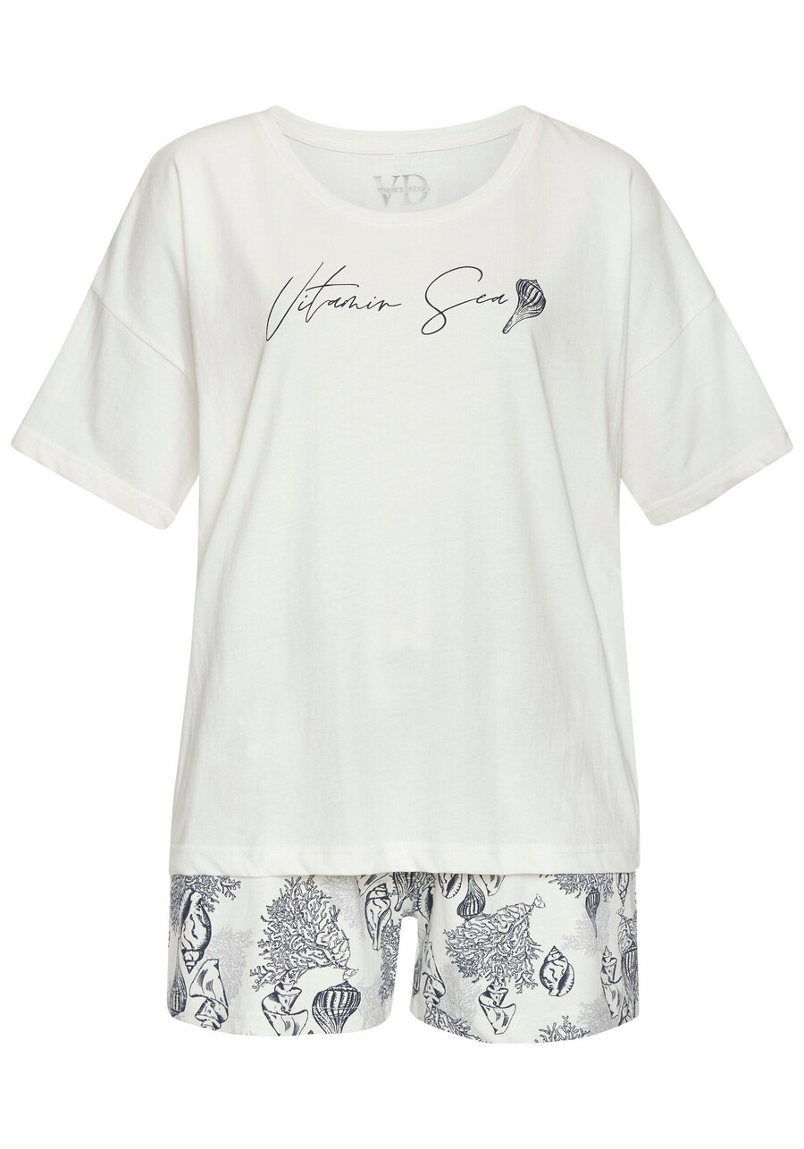 Короткий пижамный комплект VIVANCE, белый
Короткий пижамный комплект VIVANCE, белый