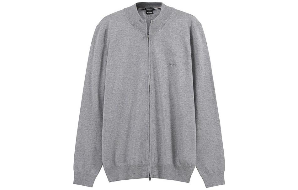 Кардиган с вышитым логотипом Boss HUGO BOSS, серый
Кардиган с вышитым логотипом Boss HUGO BOSS, серый