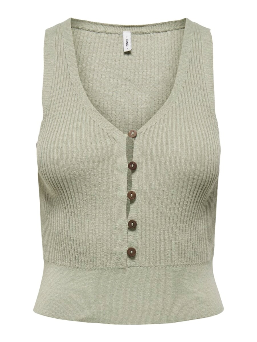 Вязаный топ ONLY ONLLINA, серый 
Вязаный топ ONLY ONLLINA, серый