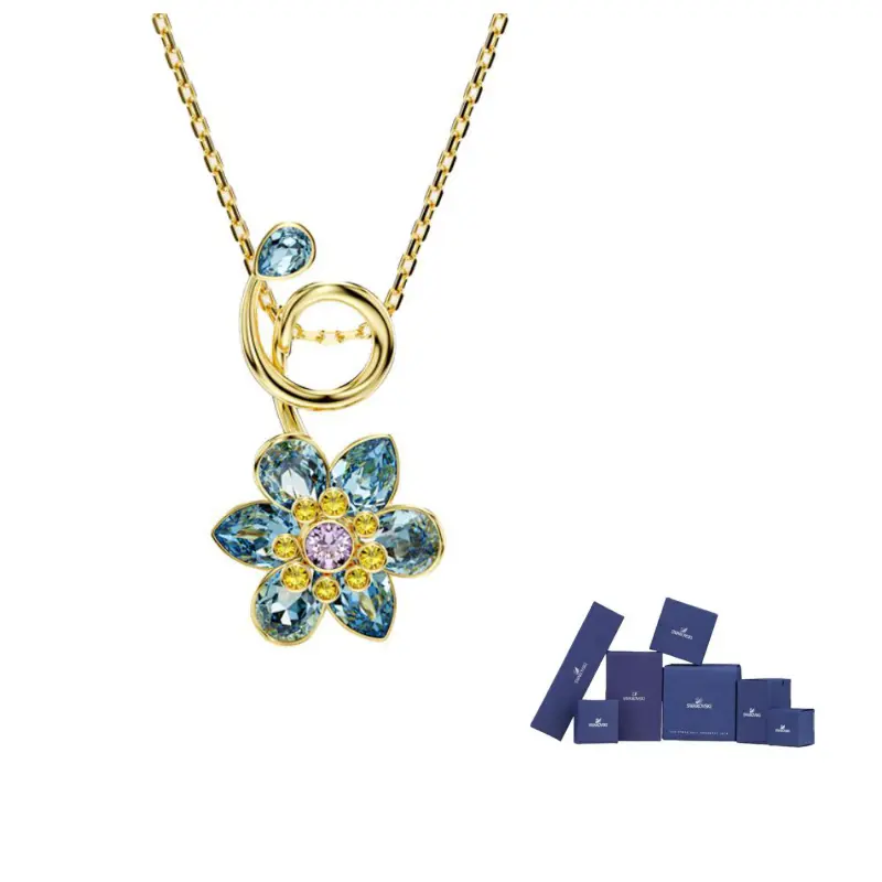 Swarovski Колье из искусственного кристалла, сплава, посеребренные, позолоченные, унисекс, синие
Swarovski Колье из искусственного кристалла, сплава, посеребренные, позолоченные, унисекс, синие