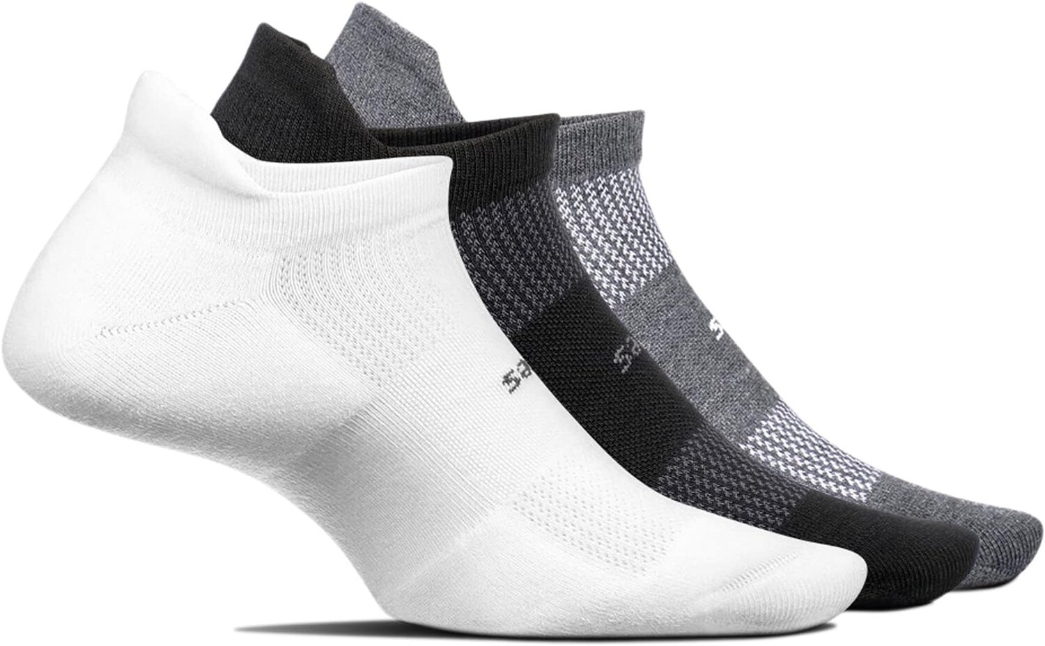 Высокоэффективные подушки, вкладка «Не показывать», упаковка из 3 пар Feetures, цвет White/Black/Grey
Высокоэффективные подушки, вкладка «Не показывать», упаковка из 3 пар Feetures, цвет White/Black/Grey