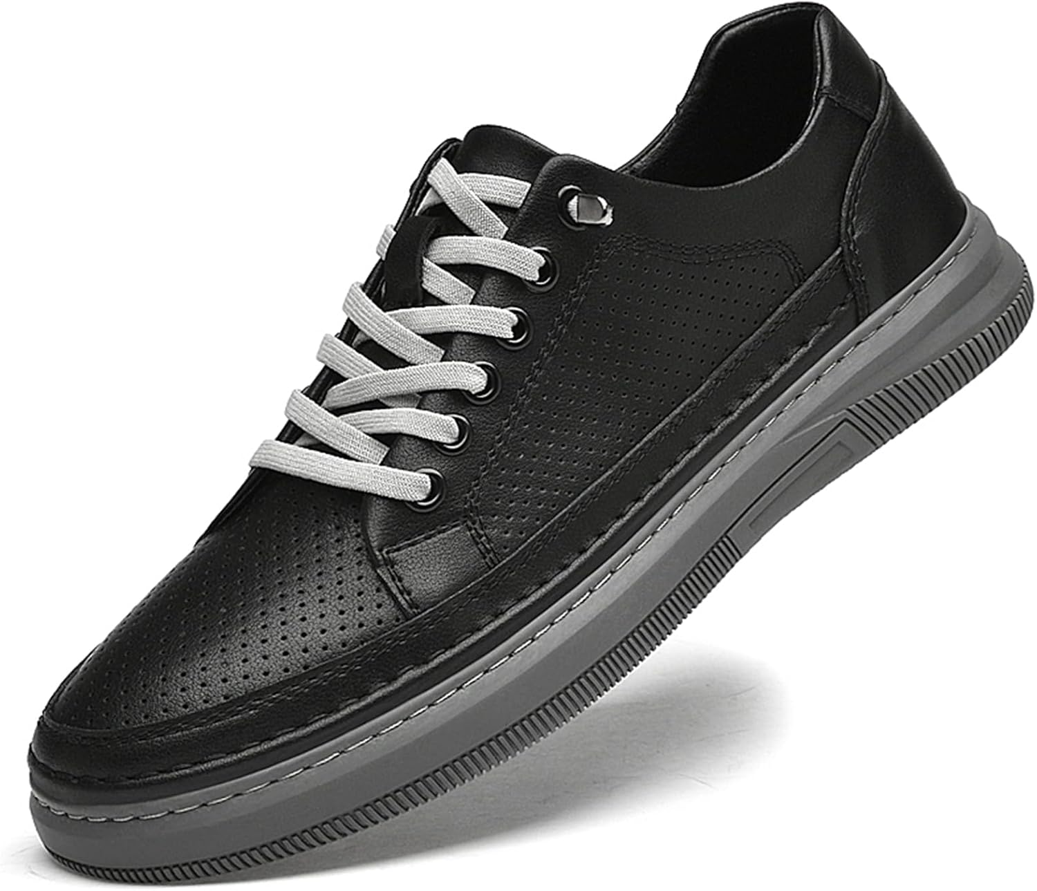 Мужские водонепроницаемые противоскользящие туфли из коровьей кожи, повседневные мягкие оксфорды, модные кожаные кроссовки на шнуровке Abborora, черный
Мужские водонепроницаемые противоскользящие туфли из коровьей кожи, повседневные мягкие оксфорды, модные кожаные кроссовки на шнуровке Abborora, черный