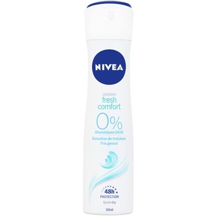 Дезодорант свежий комфорт 0% Алюминий 150мл Nivea
Дезодорант свежий комфорт 0% Алюминий 150мл Nivea