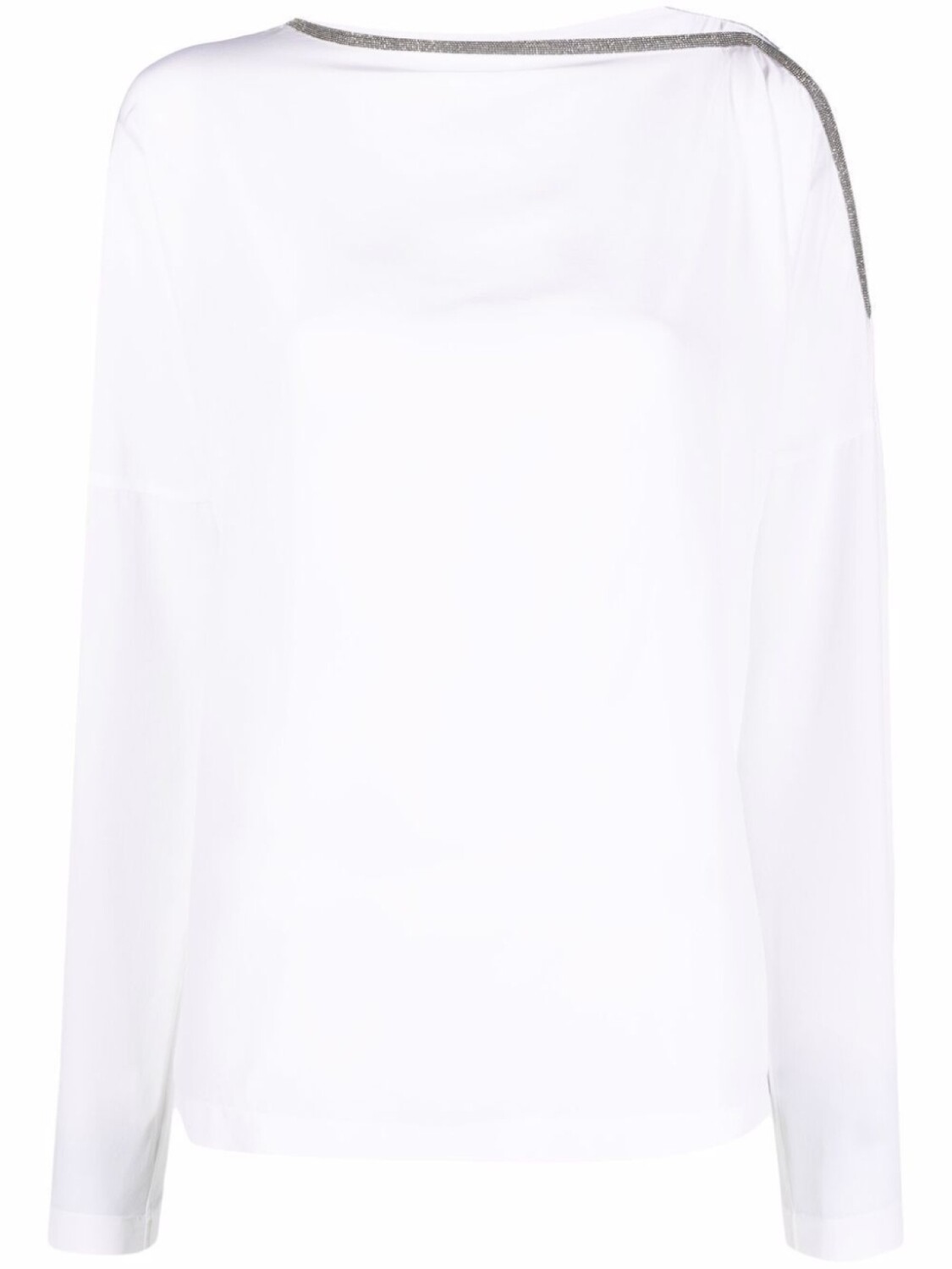 Brunello Cucinelli топ с открытым плечом, белый
Brunello Cucinelli топ с открытым плечом, белый