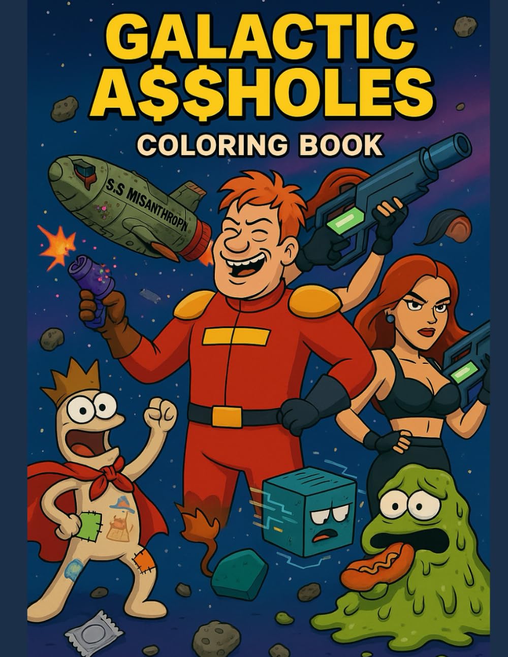 Galactic Assholes: Coloring book (Independently published)
Galactic Assholes: Coloring book (Independently published)