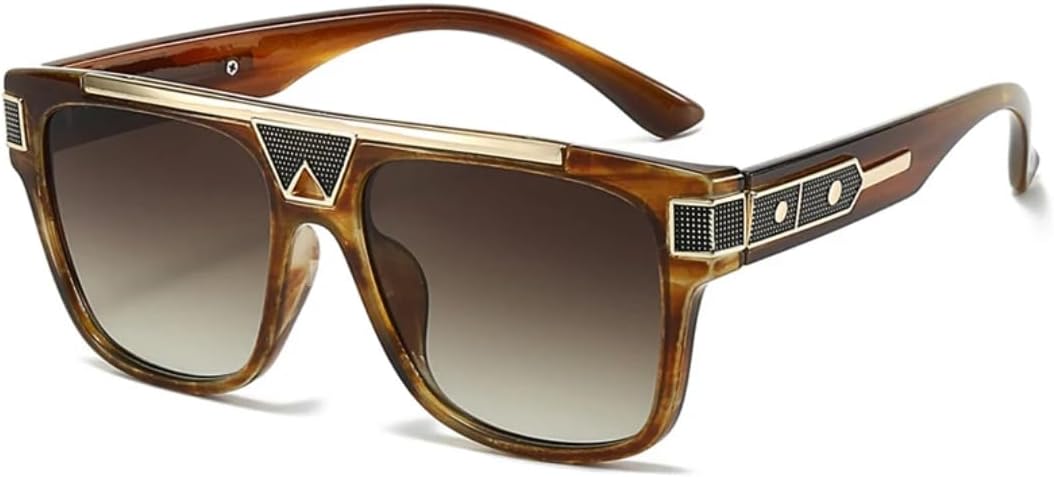 Роскошные солнцезащитные очки в крупной оправе, винтажные, с заклепками, зеркальные, для мужчин и женщин, из сплава, для активного отдыха, с защитой от УФ-излучения UV400 VFDHN, Brown Brown
Роскошные солнцезащитные очки в крупной оправе, винтажные, с заклепками, зеркальные, для мужчин и женщин, из сплава, для активного отдыха, с защитой от УФ-излучения UV400 VFDHN, Brown Brown