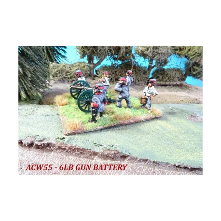 Полевая артиллерия, 3-дюймовая артиллерийская пушка и расчет x3, American Civil War - Confederate Army (28mm)
Полевая артиллерия, 3-дюймовая артиллерийская пушка и расчет x3, American Civil War - Confederate Army (28mm)