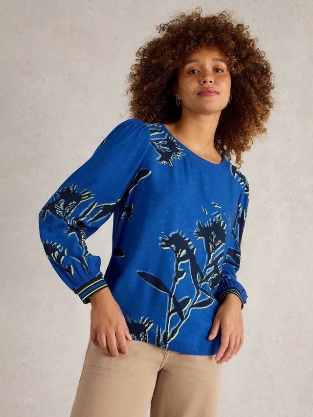 Топ с цветочным принтом от энджи White Stuff, синий
Топ с цветочным принтом от энджи White Stuff, синий