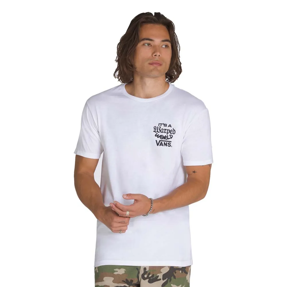 Футболка с коротким рукавом Vans Warped World, белый 
Футболка с коротким рукавом Vans Warped World, белый