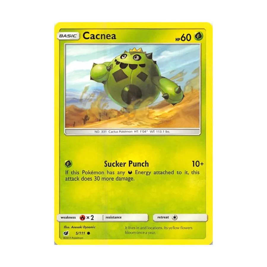 CCG Какнея (С) #5, Pokemon - Sun & Moon - Crimson Invasion - Singles
CCG Какнея (С) #5, Pokemon - Sun & Moon - Crimson Invasion - Singles