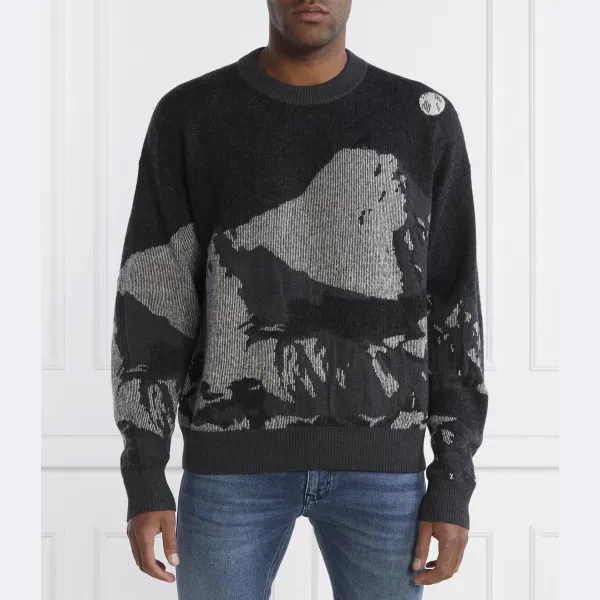 Шерстяной свитер оверсайз Sermatt Hugo, черный
Шерстяной свитер оверсайз Sermatt Hugo, черный