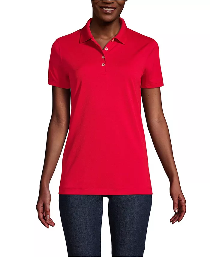 Женская короткая поло из полиэстера Lands' End, красный
Женская короткая поло из полиэстера Lands' End, красный