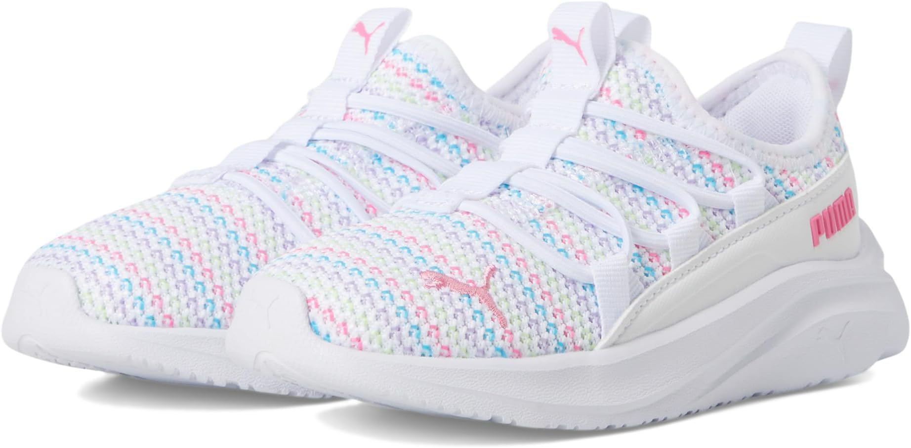 Кроссовки PUMA Kids Softride One4All Slip-On, Puma White-Fast Pink
Кроссовки PUMA Kids Softride One4All Slip-On, Puma White-Fast Pink