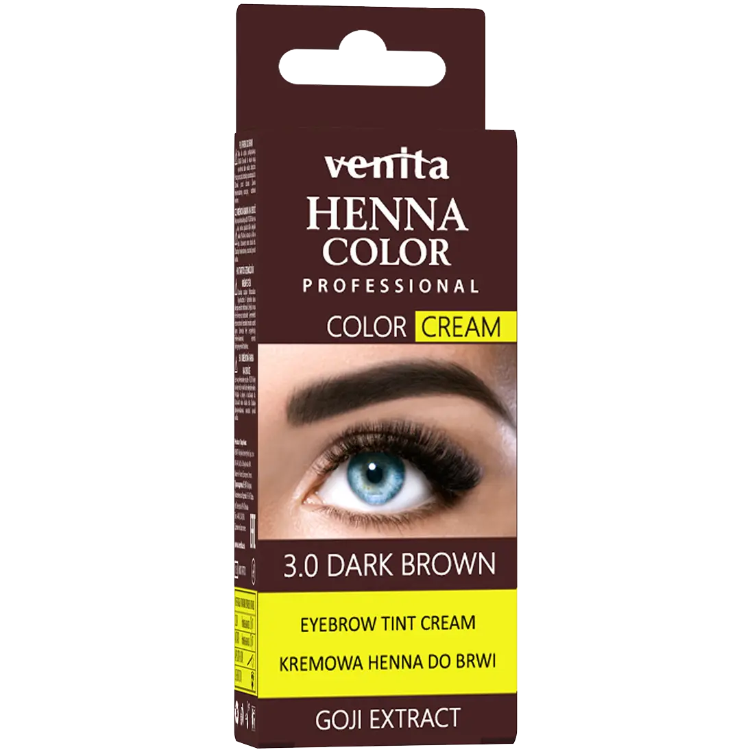 Крем-хна для бровей 3.0 темно-коричневый Venita Henna Color, 30 гр
Крем-хна для бровей 3.0 темно-коричневый Venita Henna Color, 30 гр
