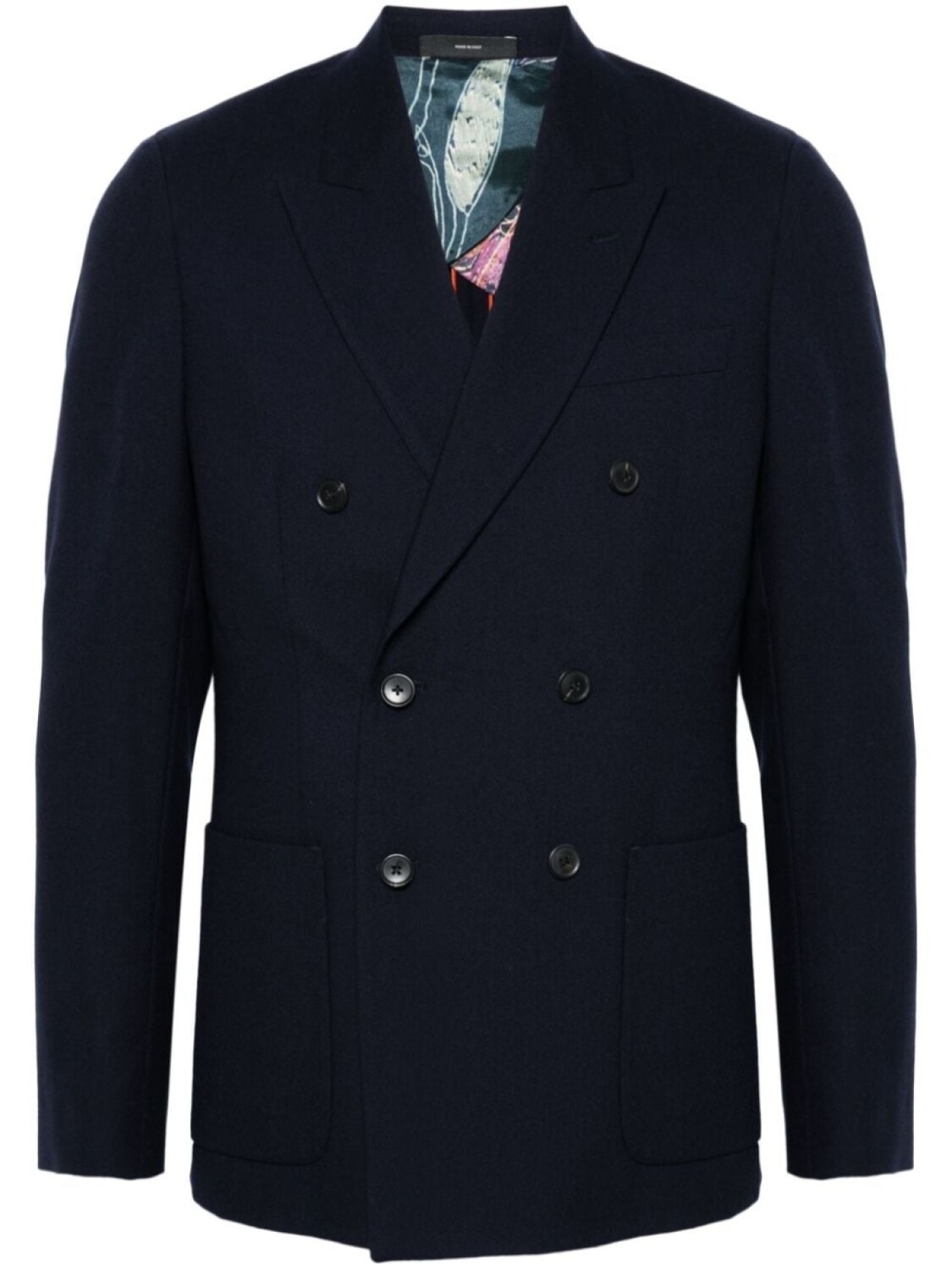 Paul Smith двубортный пиджак с зазубренными лацканами, синий
Paul Smith двубортный пиджак с зазубренными лацканами, синий