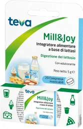 Mill&Joy Teva 20 таблеток улучшает переваривание продуктов, содержащих лактозу
Mill&Joy Teva 20 таблеток улучшает переваривание продуктов, содержащих лактозу