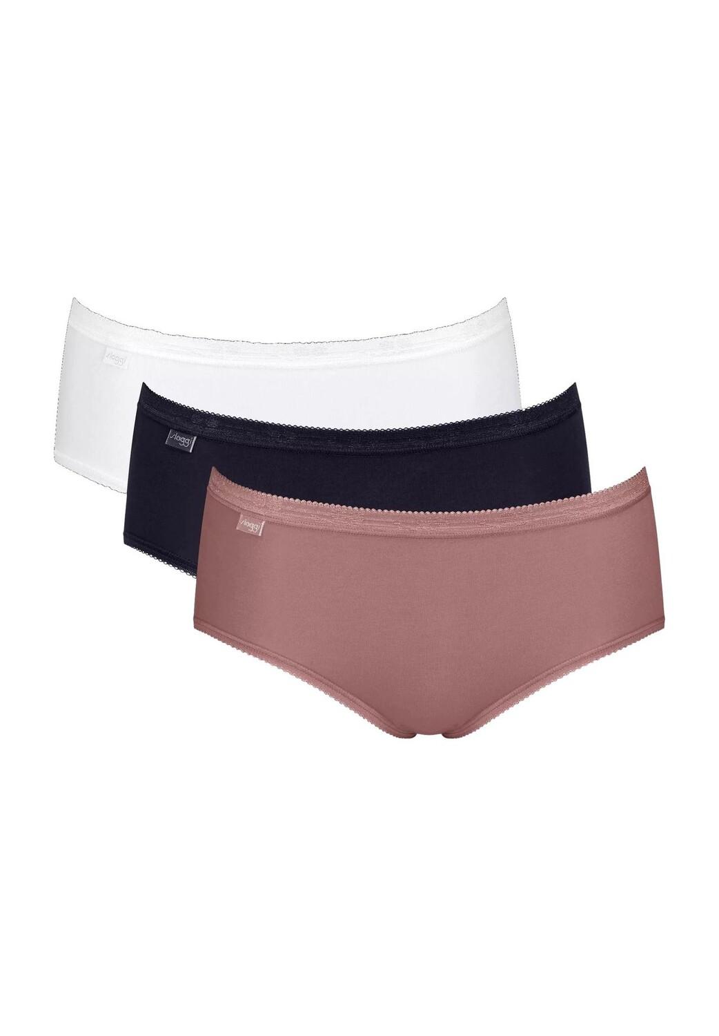 Набор из 3 трусов-миди Basic+ для женщин sloggi, цвет Multiple Colour
Набор из 3 трусов-миди Basic+ для женщин sloggi, цвет Multiple Colour