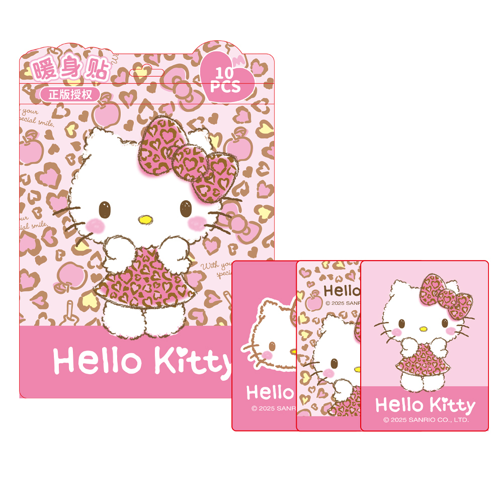 Теплый пластырь, грелка Sanrio, Pink Leopard Print Hello Kitty
Теплый пластырь, грелка Sanrio, Pink Leopard Print Hello Kitty