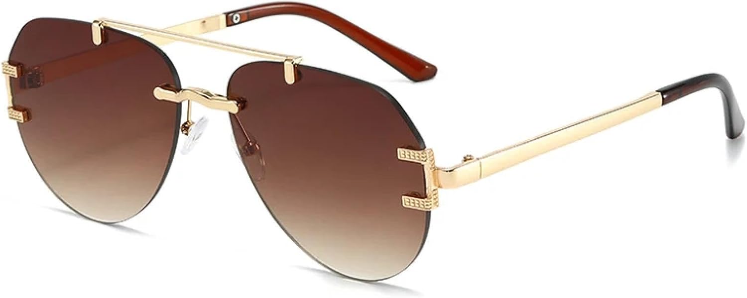 Качественные роскошные женские овальные солнцезащитные очки, классические металлические солнцезащитные очки для вождения с защитой от УФ-излучения, модные мужские повседневные солнцезащитные очки TKKTLLT, Gradient Brown
Качественные роскошные женские овальные солнцезащитные очки, классические металлические солнцезащитные очки для вождения с защитой от УФ-излучения, модные мужские повседневные солнцезащитные очки TKKTLLT, Gradient Brown