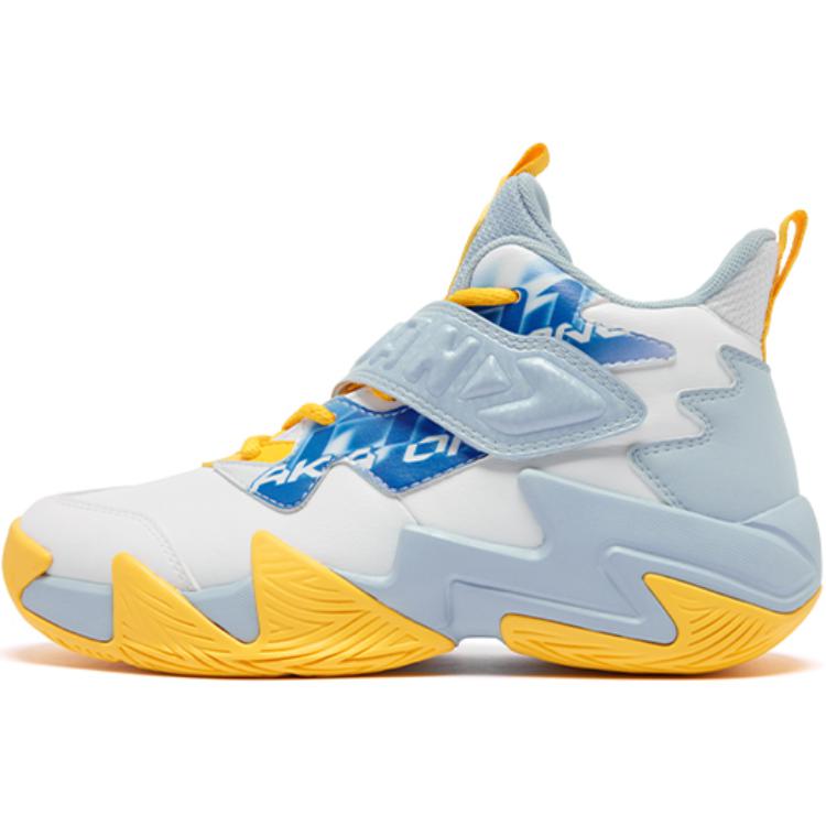 QIAODAN Антискользящие износостойкие баскетбольные кроссовки мид-топ для детей бело-синие
QIAODAN Антискользящие износостойкие баскетбольные кроссовки мид-топ для детей бело-синие