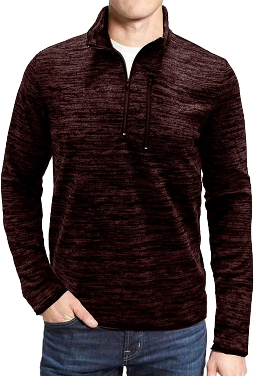 Мужская поло с длинным рукавом и воротником-стойкой, классическая модель для гольфа с карманом Quskc
Мужская поло с длинным рукавом и воротником-стойкой, классическая модель для гольфа с карманом Quskc