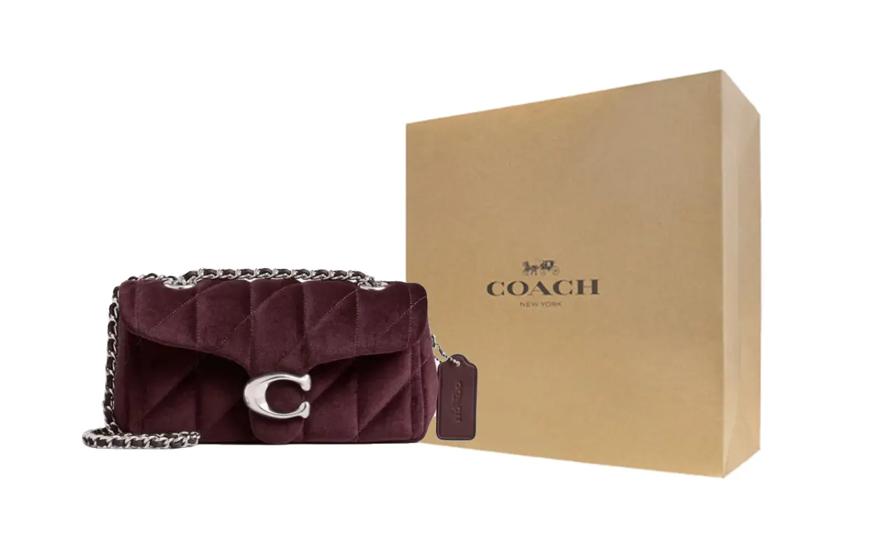 COACH Таби Тканевая сумка через плечо малого размера для женщин Сливовая радость
COACH Таби Тканевая сумка через плечо малого размера для женщин Сливовая радость