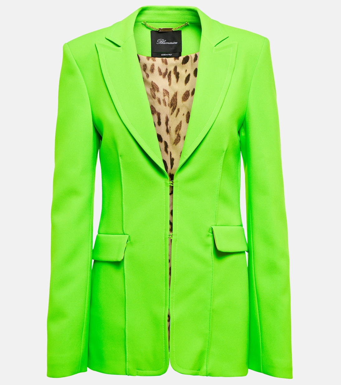Креповый блейзер Blumarine, Verde Fluo 
Креповый блейзер Blumarine, Verde Fluo