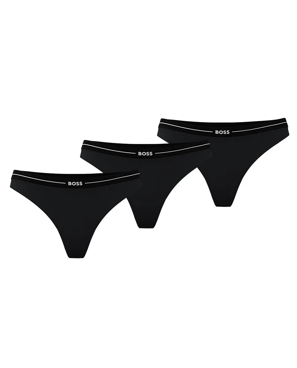 Комплект из трех хлопковых трусиков Hugo Boss, черный
Комплект из трех хлопковых трусиков Hugo Boss, черный
