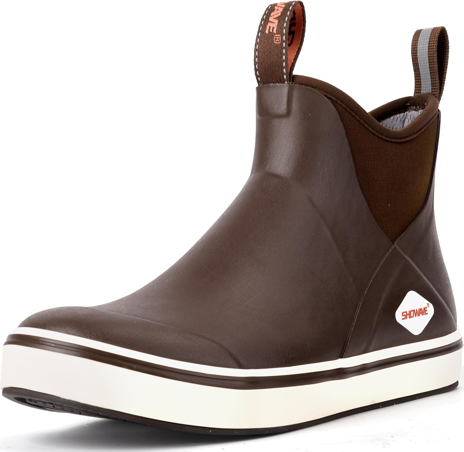 Мужские ботинки Showave Deck водонепроницаемые резиновые ботинки до щиколотки, противоскользящие для лодок, для парусного спорта, рыбалки и активного отдыха на природе, коричневый
Мужские ботинки Showave Deck водонепроницаемые резиновые ботинки до щиколотки, противоскользящие для лодок, для парусного спорта, рыбалки и активного отдыха на природе, коричневый