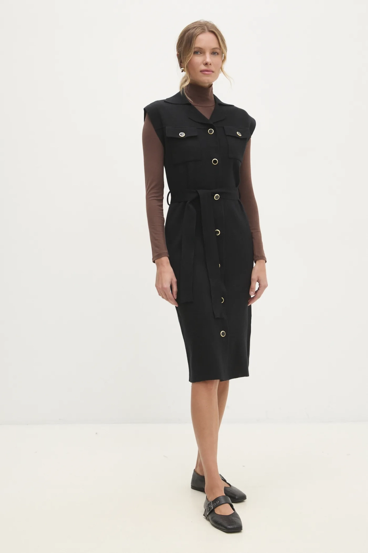 Платье с добавлением шерсти Answear Lab, черный
Платье с добавлением шерсти Answear Lab, черный