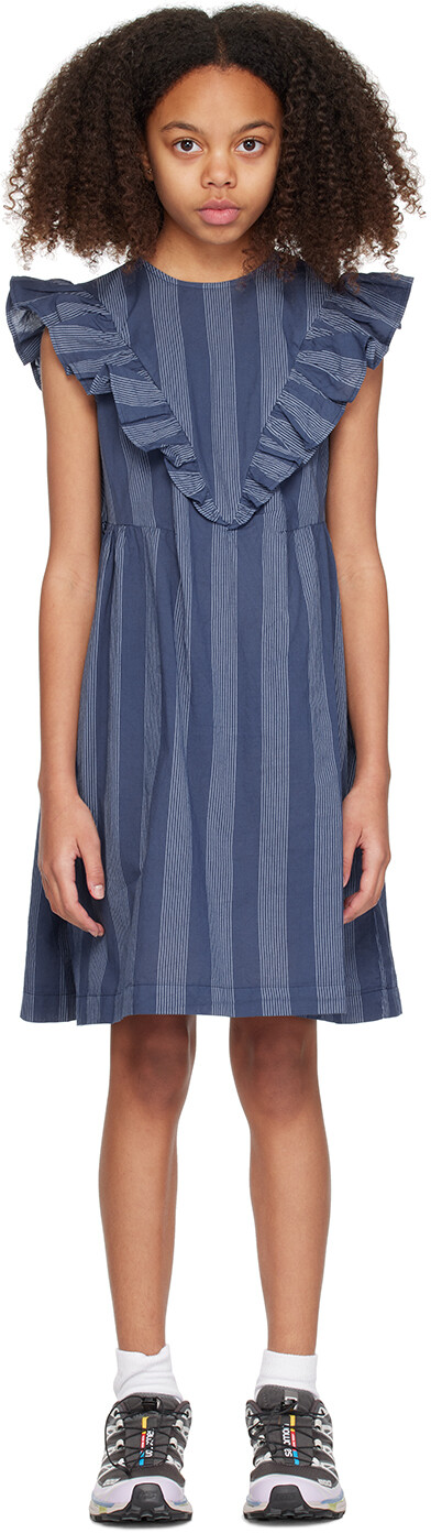 Детское синее платье с жирафом The Animals Observatory
Детское синее платье с жирафом The Animals Observatory