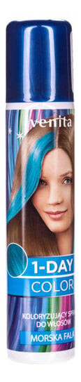 Спрей-краска для волос, № 15 Морская волна, 50 мл Venita, 1-Day
Спрей-краска для волос, № 15 Морская волна, 50 мл Venita, 1-Day