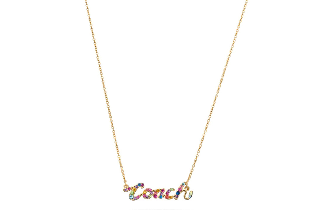 COACH Золотое покрытие ожерелье Women's Multicolor
COACH Золотое покрытие ожерелье Women's Multicolor