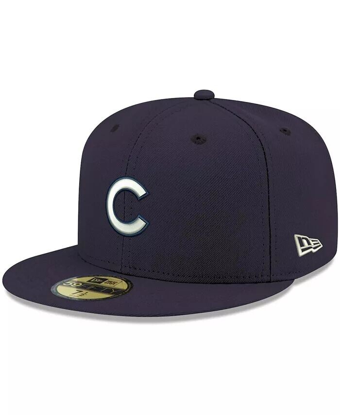 Мужская темно-синяя кепка с логотипом Chicago Cubs белая 59FIFTY New Era
Мужская темно-синяя кепка с логотипом Chicago Cubs белая 59FIFTY New Era