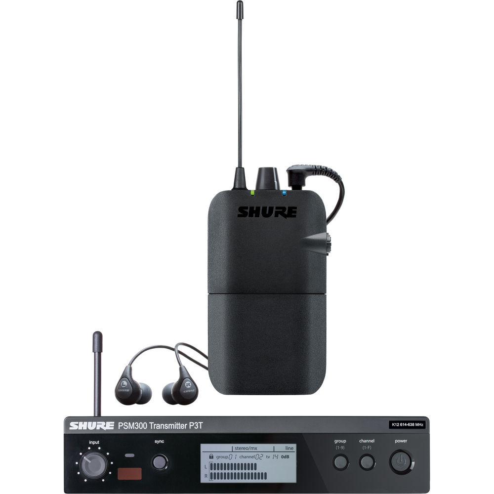 Shure PSM 300 Stereo Personal Monitor System P3TR112GR-J13
Shure PSM 300 Stereo Personal Monitor System P3TR112GR-J13
