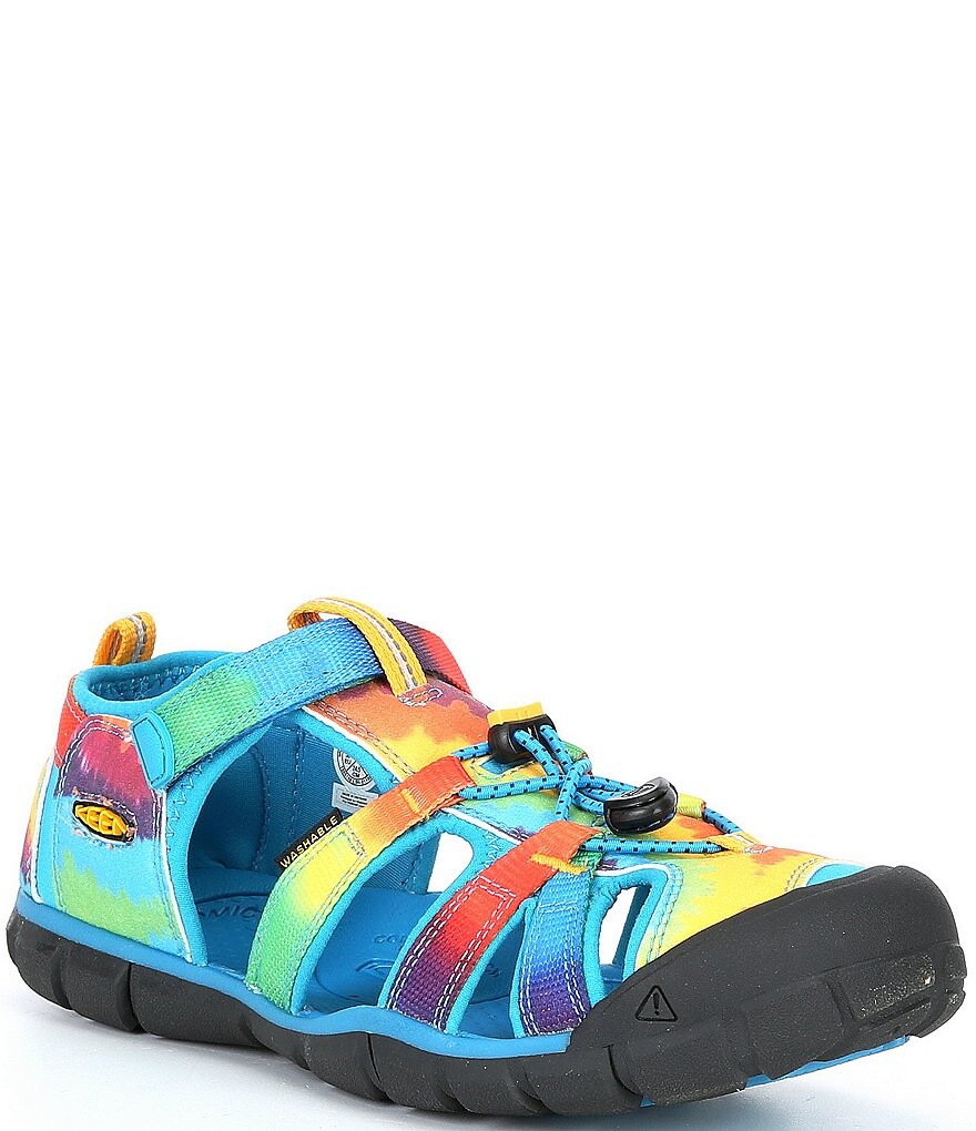 Водонепроницаемые сандалии Keen Kids' Seacamp II CNX Tie-Dye (подростковые), синий
Водонепроницаемые сандалии Keen Kids' Seacamp II CNX Tie-Dye (подростковые), синий