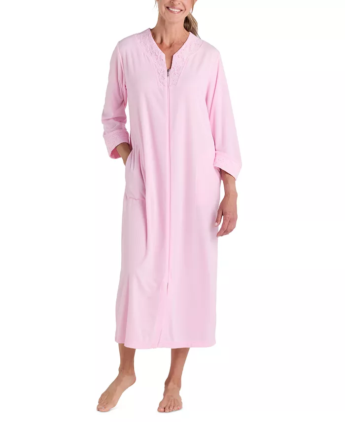 Женский махровый халат с молнией спереди и рукавом 3/4 Miss Elaine, розовый
Женский махровый халат с молнией спереди и рукавом 3/4 Miss Elaine, розовый