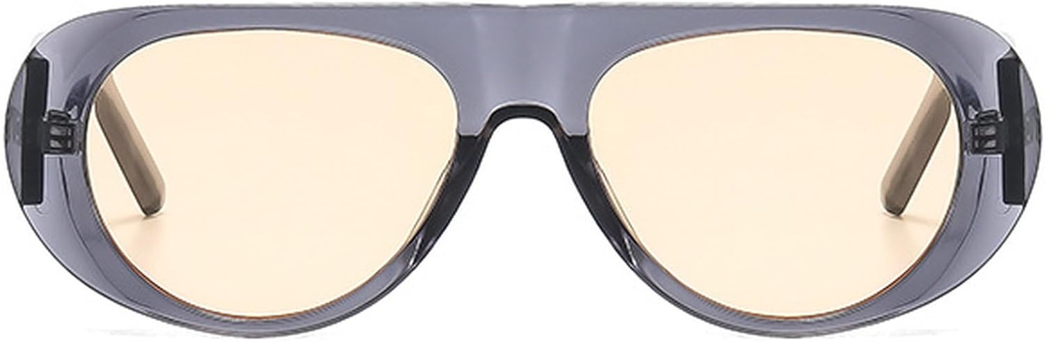 Модные солнцезащитные очки в ретро-стиле с большой оправой, мужские, с защитой от УФ-излучения, овальной формы, женские, в минималистичном стиле, очки-пилот, размер N45 mincl, Gray Champagne
Модные солнцезащитные очки в ретро-стиле с большой оправой, мужские, с защитой от УФ-излучения, овальной формы, женские, в минималистичном стиле, очки-пилот, размер N45 mincl, Gray Champagne