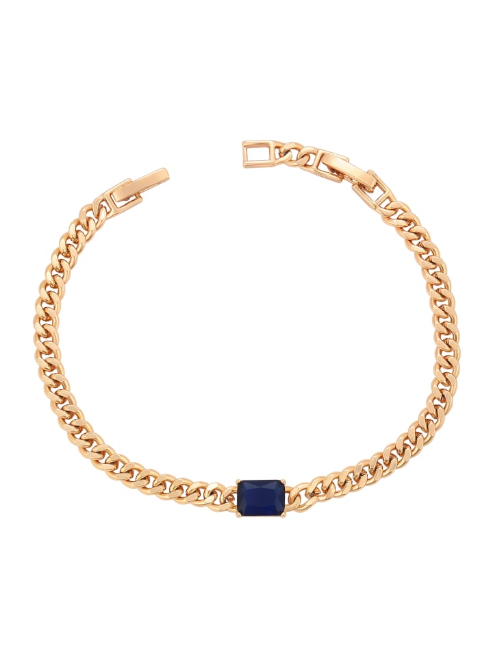 Faina Женский браслет-цепочка с кристаллами, цвет розовое золото, темно-синий
Faina Женский браслет-цепочка с кристаллами, цвет розовое золото, темно-синий